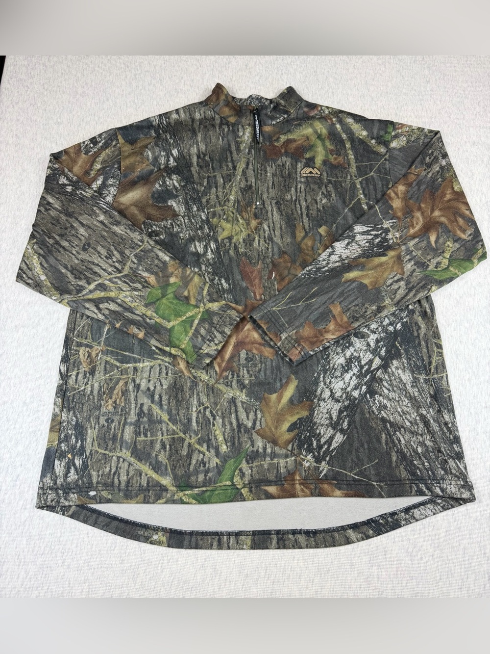Medalist SilverMax Men’s Large Mossy Oak Camo 1/4 Zip Fleece Hunting Pullover